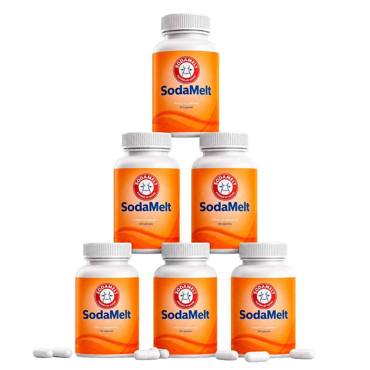 SodaMelt six-bottle pack